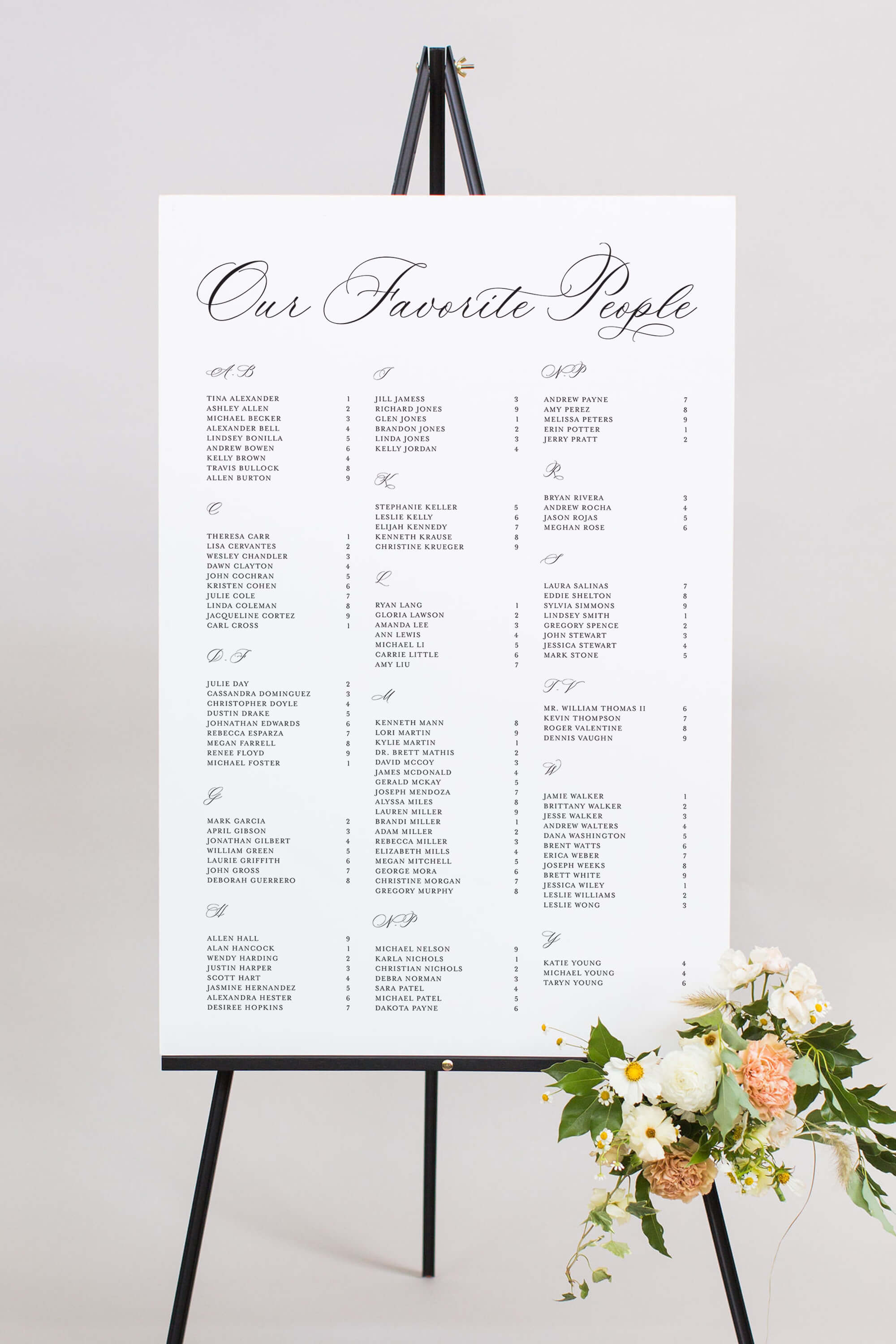 19+ Wedding Seating Chart Board