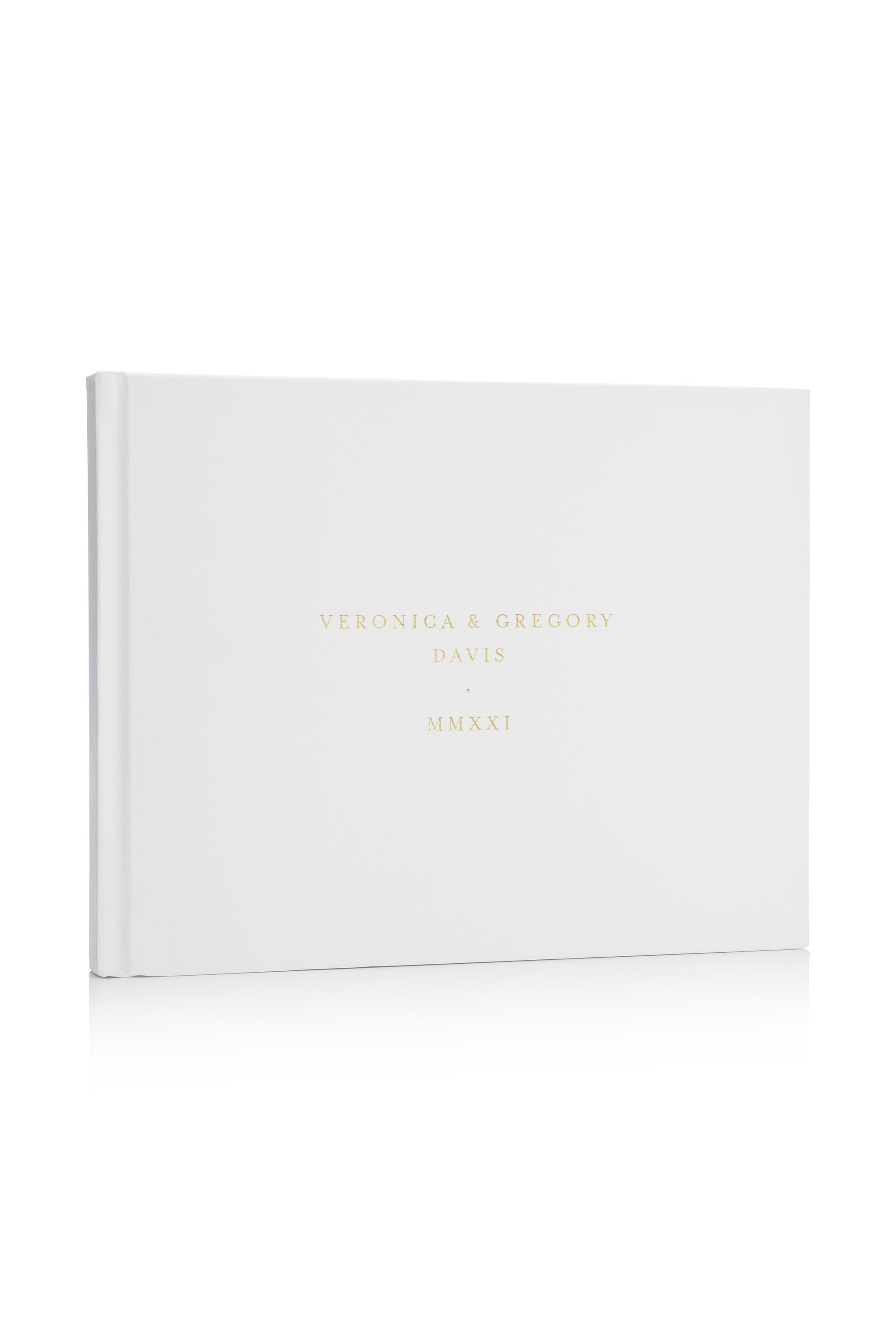 Gold Foil Wedding Guest Book - KP5E