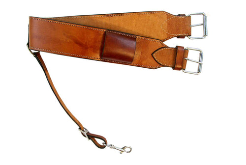 Leather Back Cinch Western Saddle Rear Cinch Flank Western Horse Girth