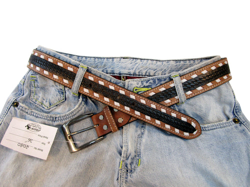 men's leather belt