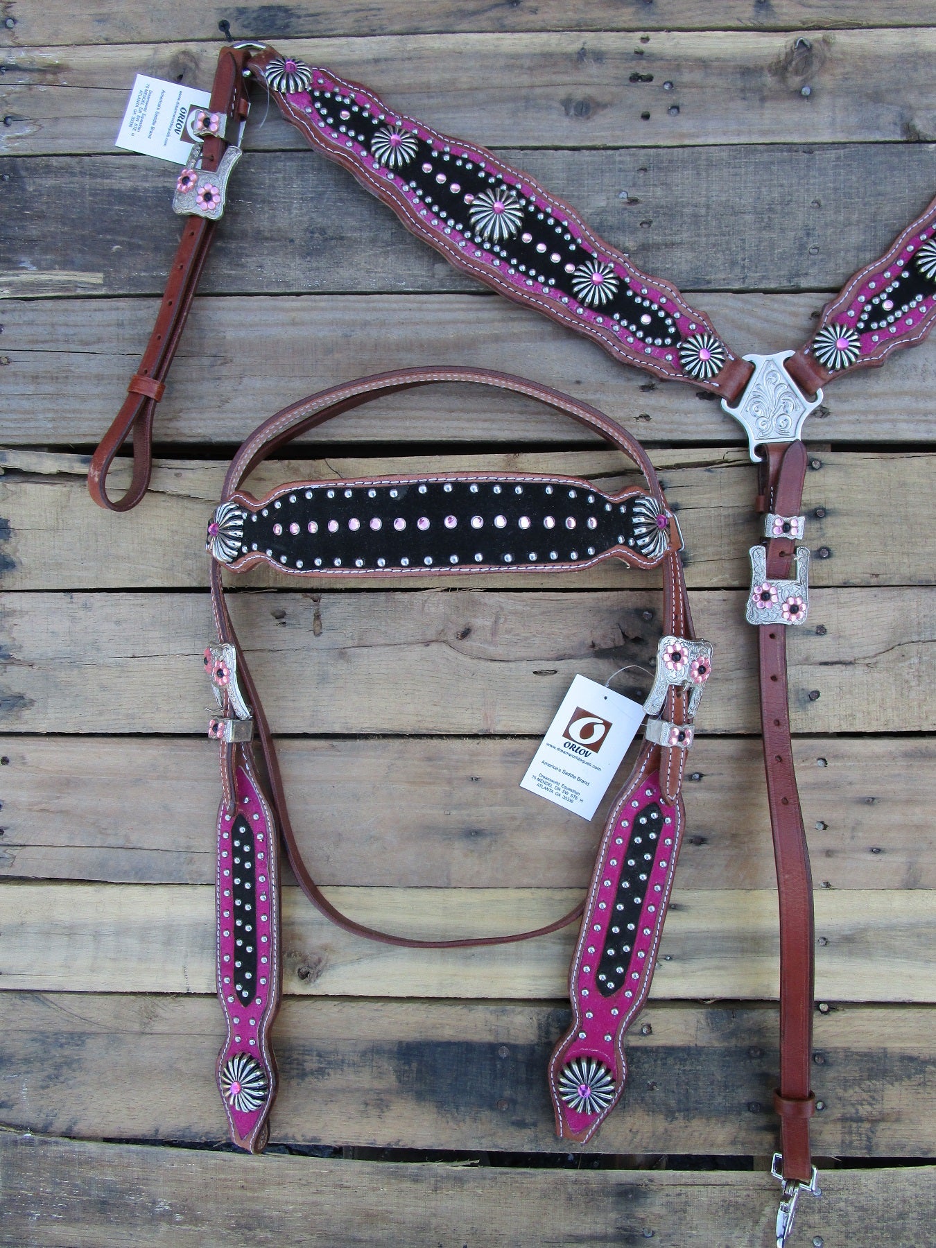 rhinestone horse tack