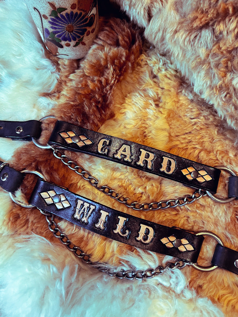 Wild Card  // Leather Boot Straps