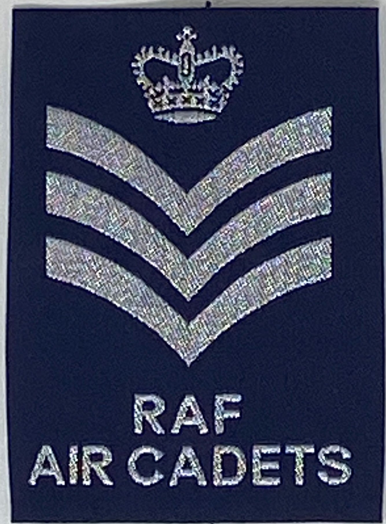 R/Slide - RAFAC SNCO/WO - RAF Air Cadets - Blue Woven