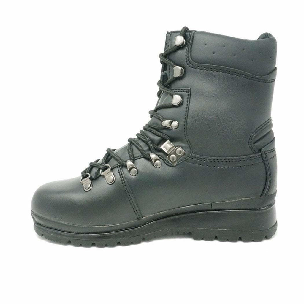 Highlander Black Waterproof Leather Elite Boot | MoD Black Boots ...