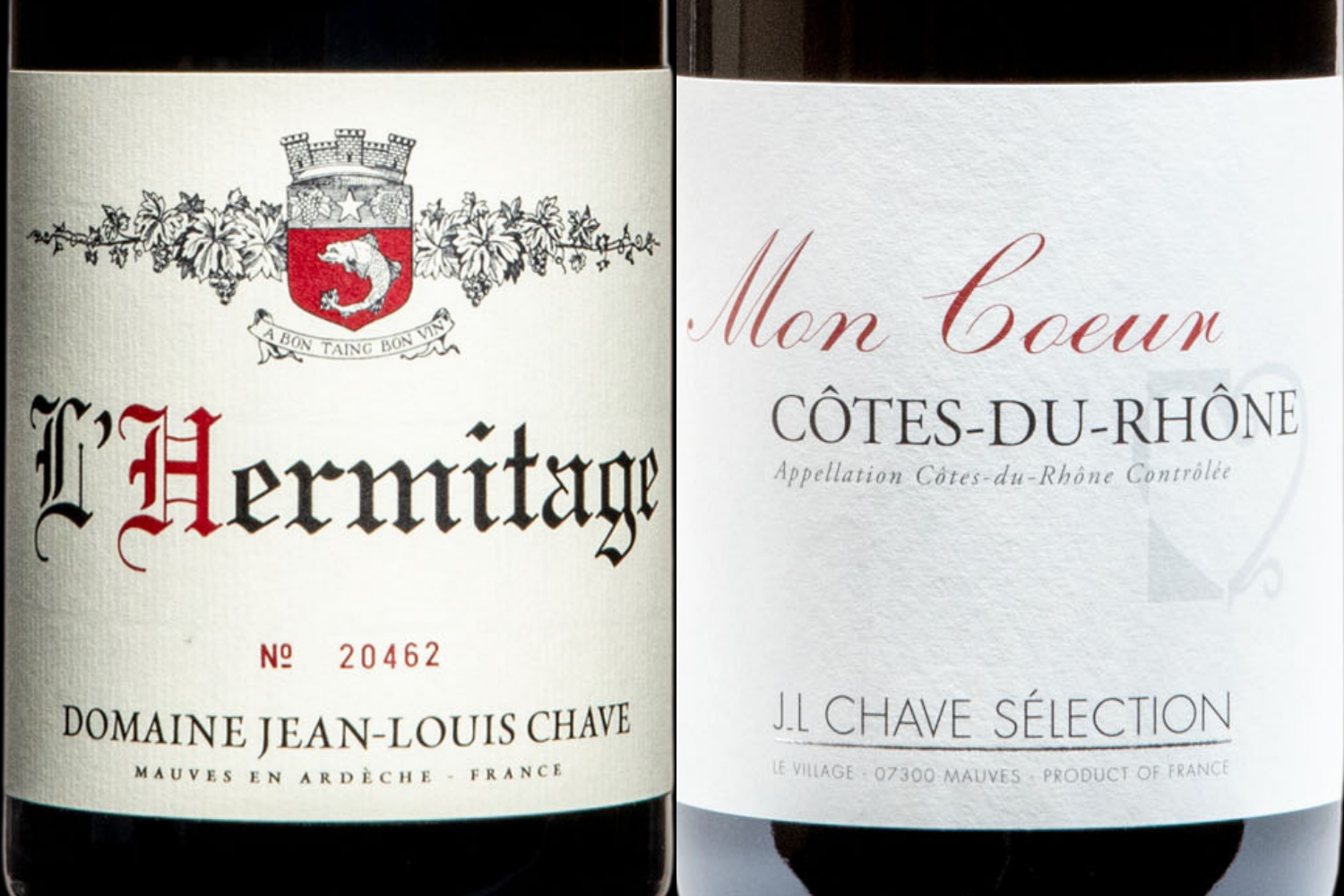 Domaine J.L Chave and J.L. Chave Selection Labels