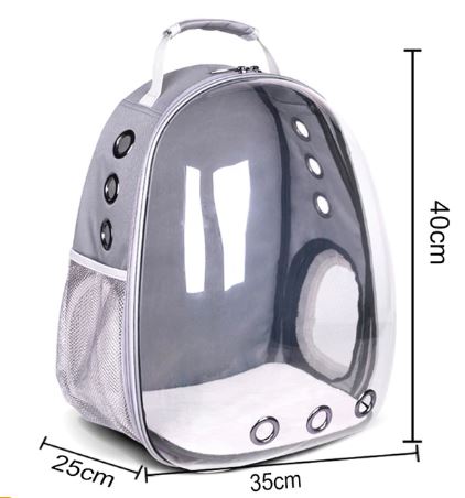 Nouveaute Sac A Dos De Transport Transparent Pour Chat Et Chien Kdoclic