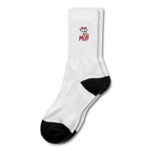 DY KRAZY LOGO PREMIUM 7 inch Cuff Crew Socks – DY Krazy