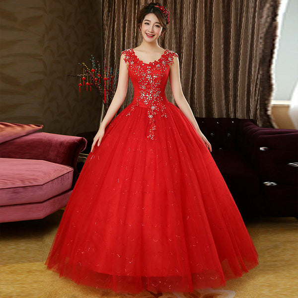 red wedding gowns 2018