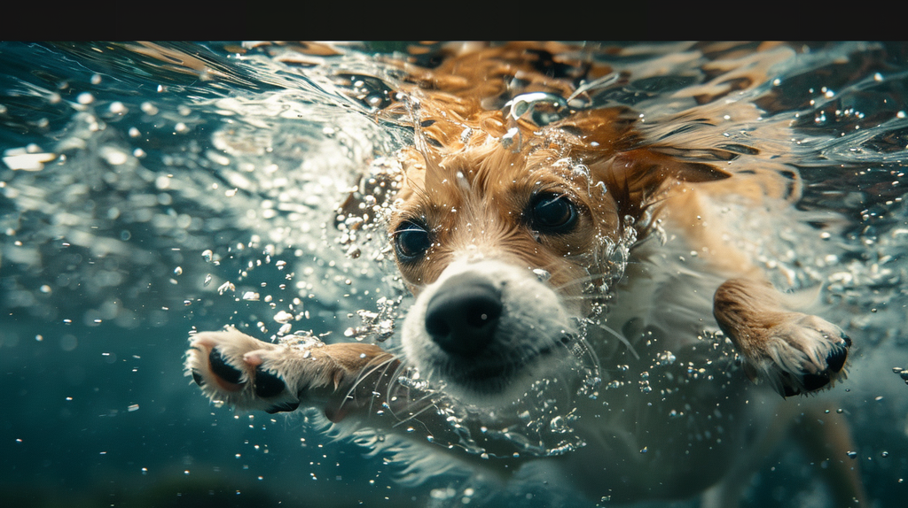 BigPawShop_a_lifestyle_photographed_image_of_a_dog_swimming