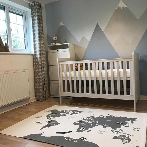 mountain themed baby room