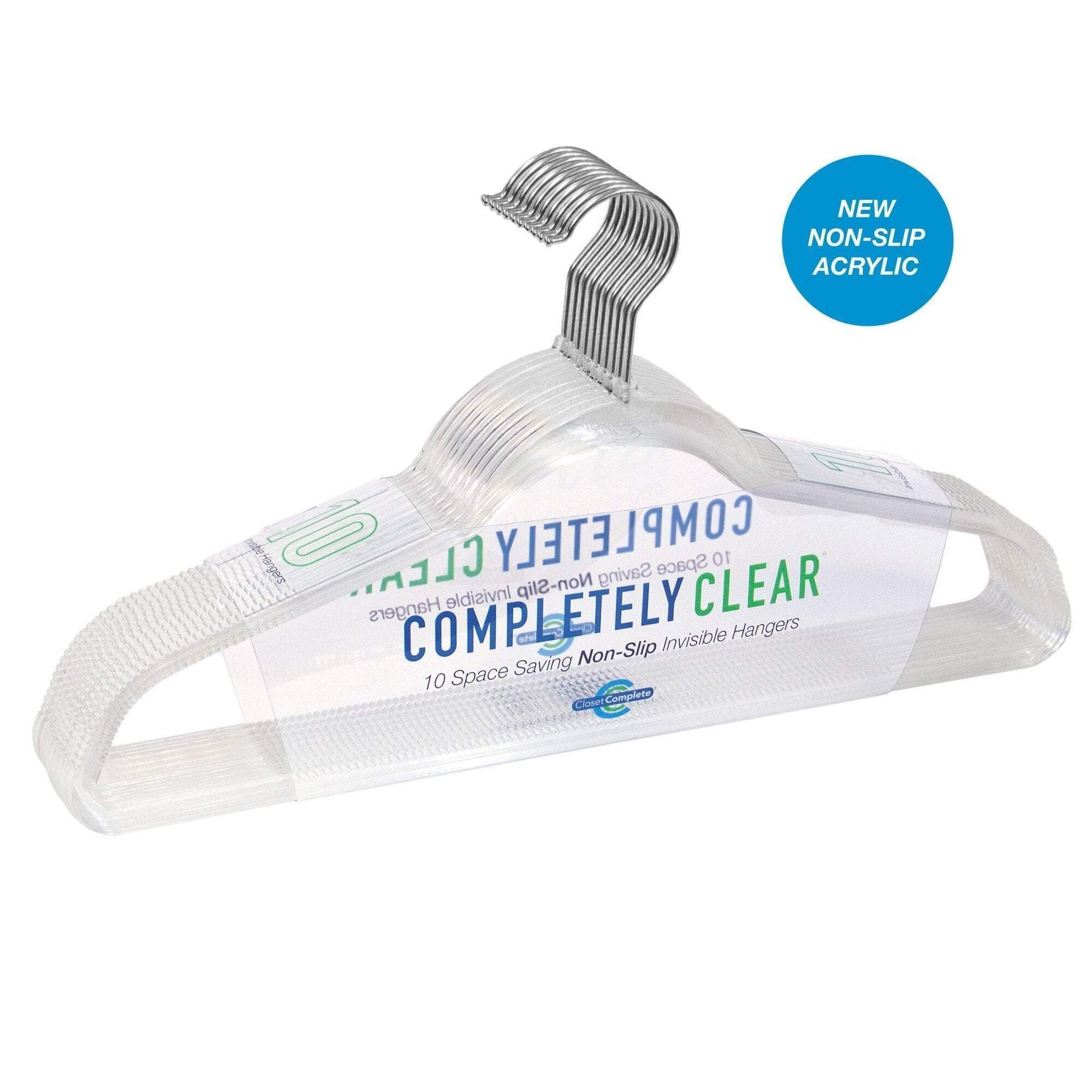 Only Hangers Clear Plastic Suit Hangers 25-Pack PH202(25) - The