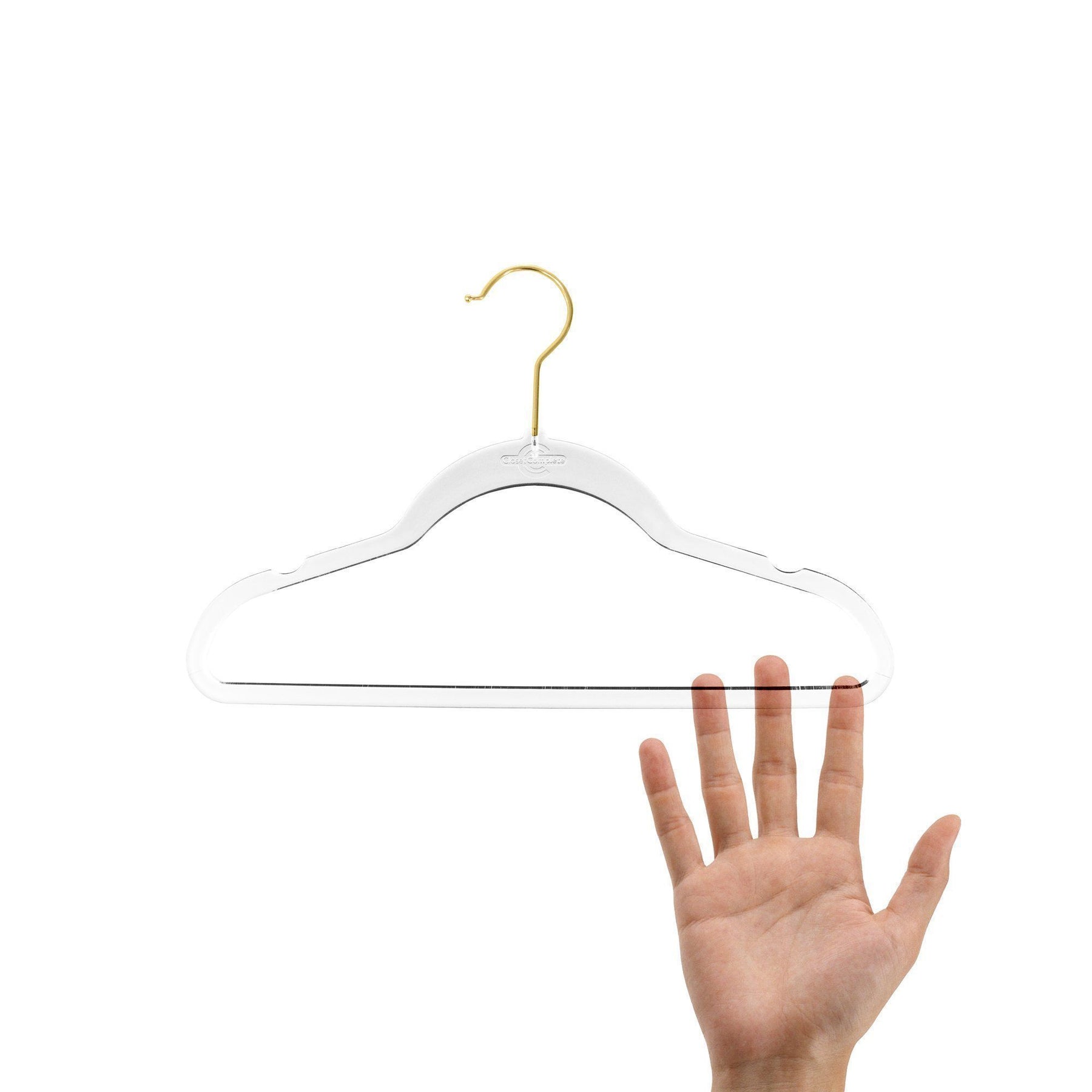 5000 Pack Adult Clear Plastic Clothes Hangers Ultra Thin Space