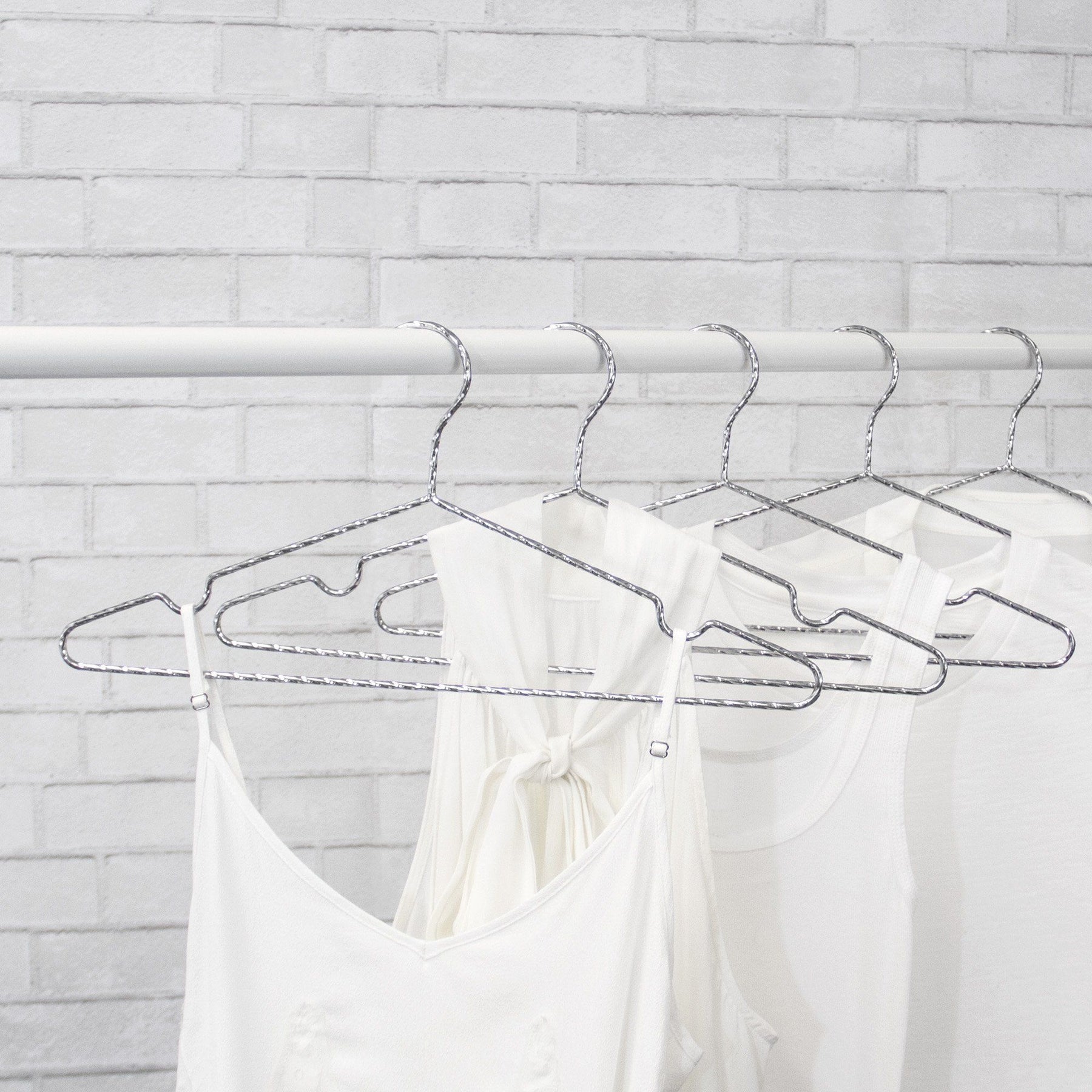 Completely Clear Acrylic Hangers  Space Saving Invisible Hangers –