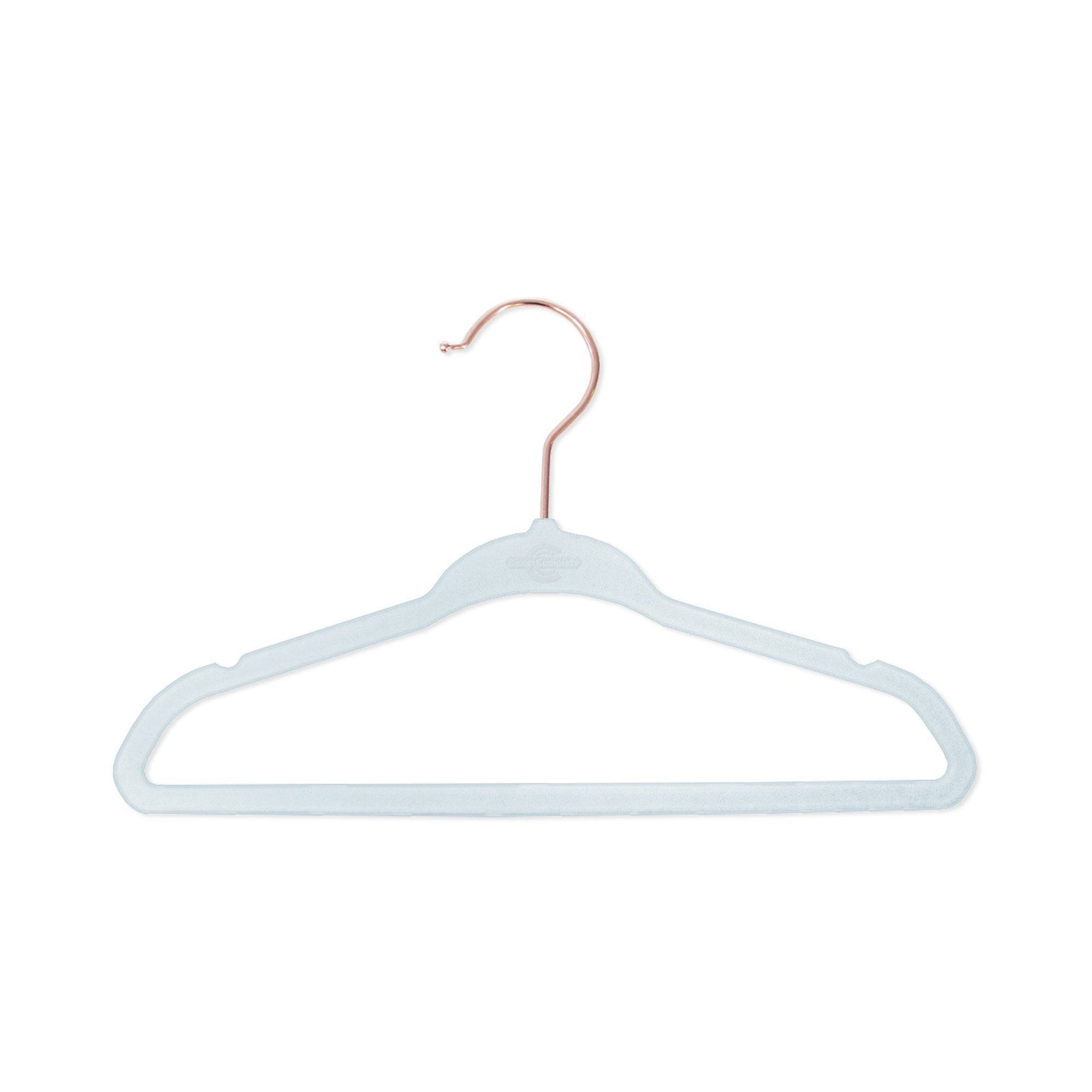 Velvet Hangers for Kids (Set of 10) - Gray - Wardrobia