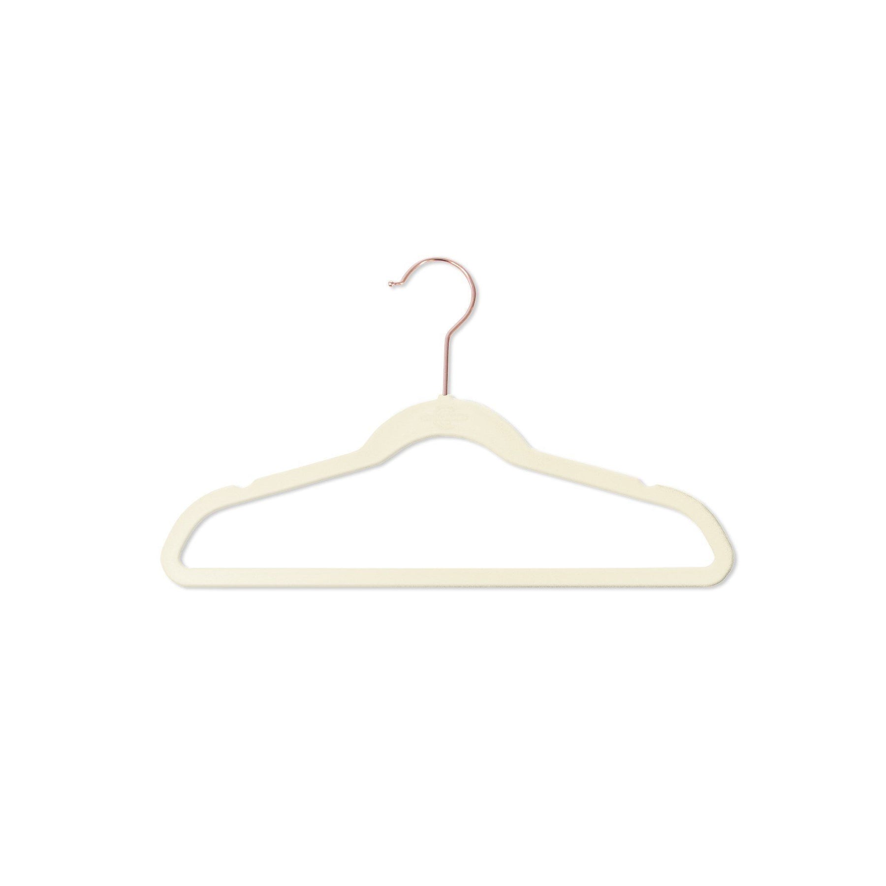 Closet Complete Hangers ivory - Ivory Gold-Hook Velvet Hangers