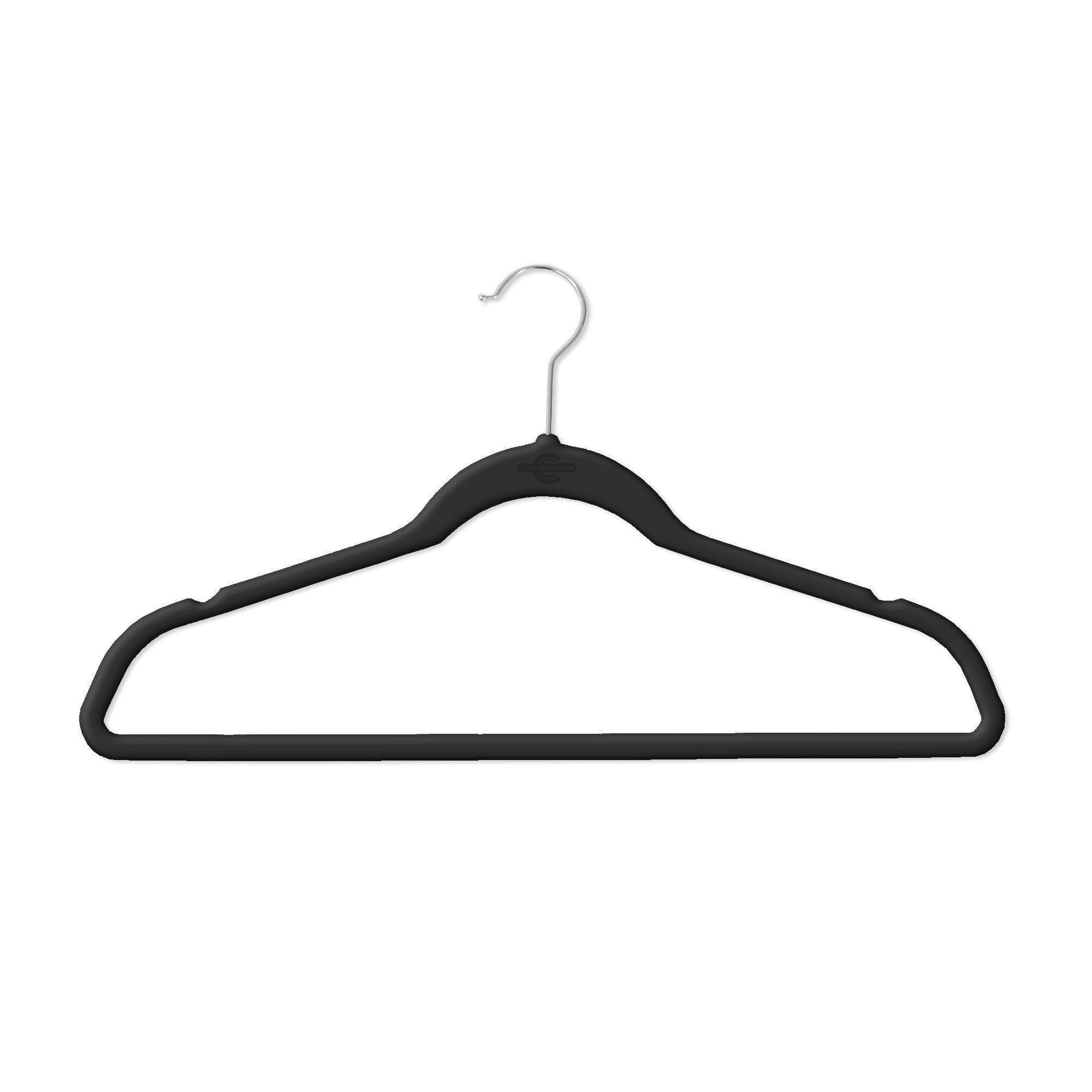 HMLifestyle-Heavy Duty Extra Wide Plastic Clothes Hangers Velvet