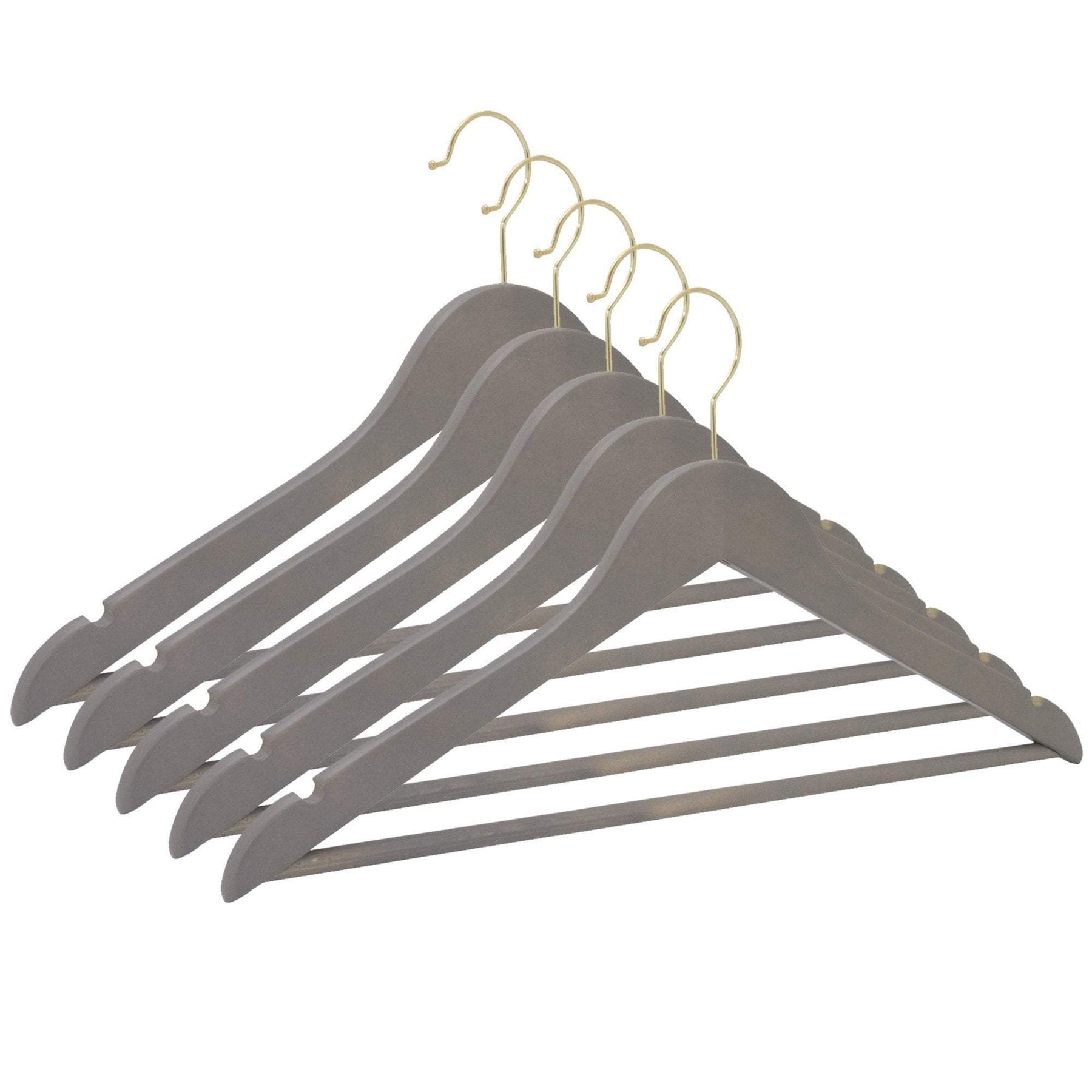 closet complete wood hangers premium wood suit hangers 79606