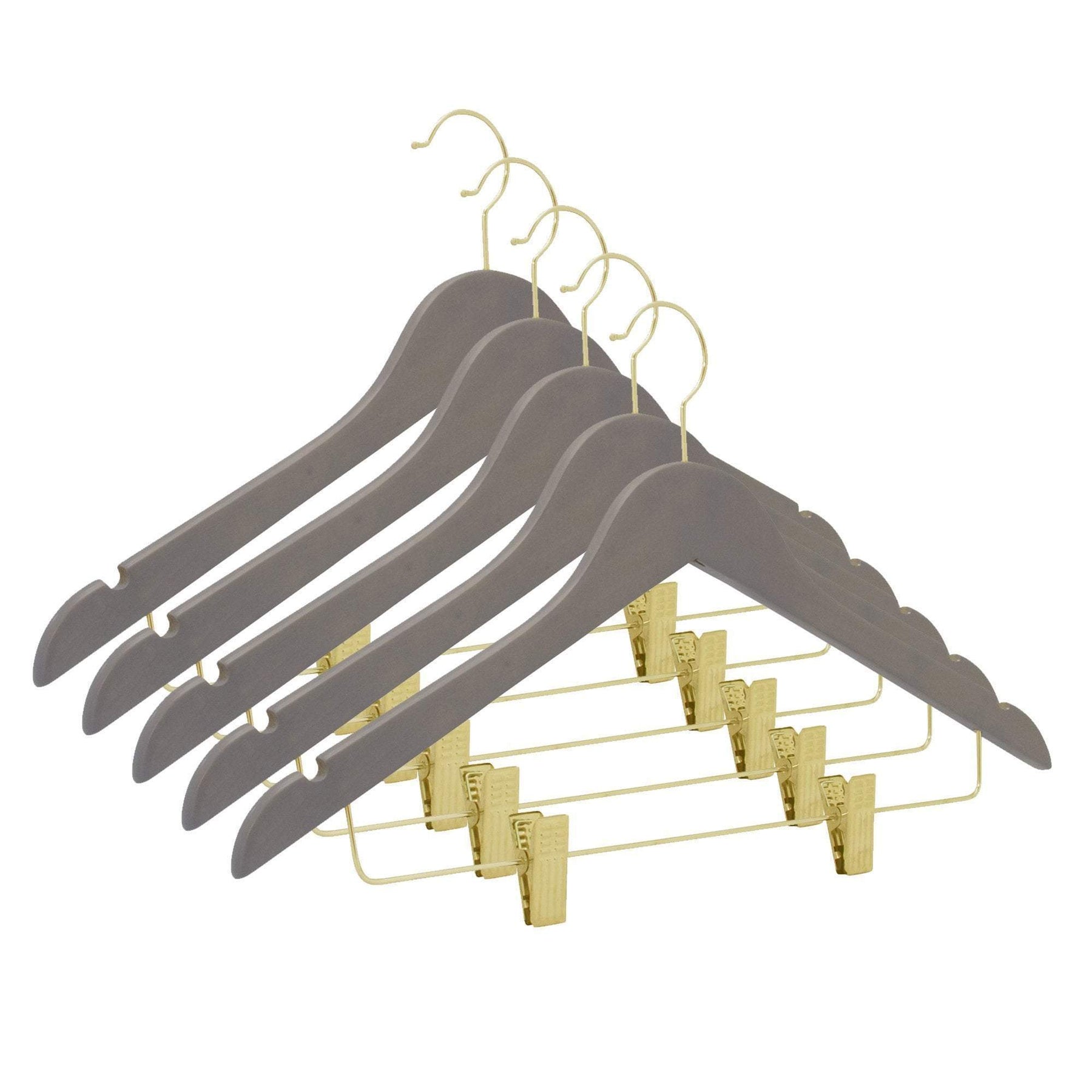 Premium Metal Coat Hangers - Gold