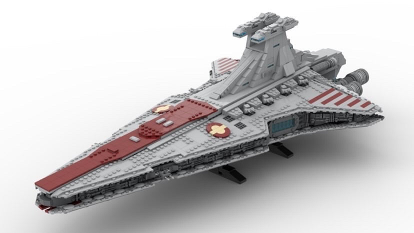 Customised Stand for the UCS Venator and Characters of the Clone Wars : r/ legostarwars