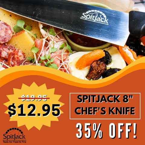 SpitJack Chef's Knife - 8 inch Blade