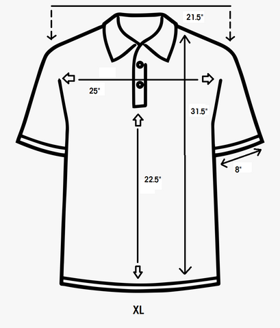 Polo Size Chart – EvenPar.com