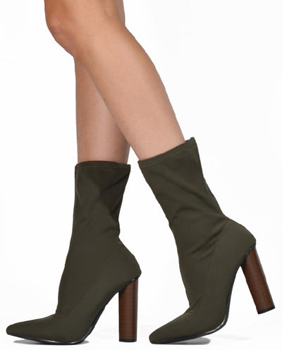 sock calf boots