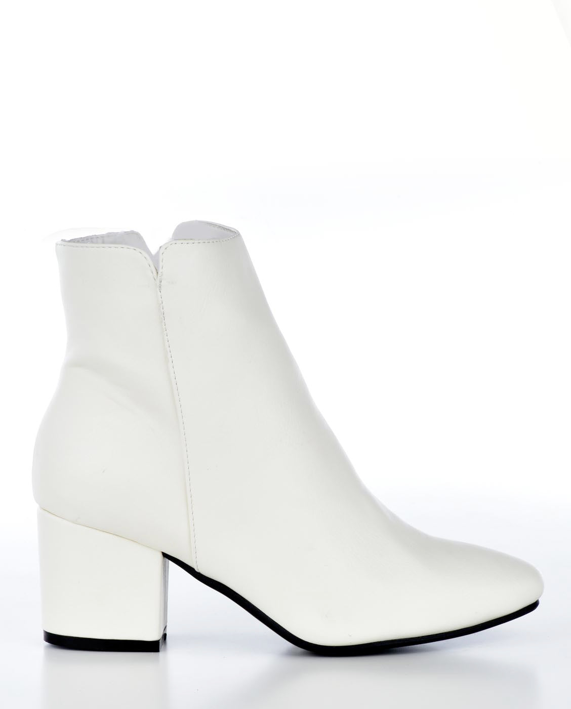 white pleather shoes