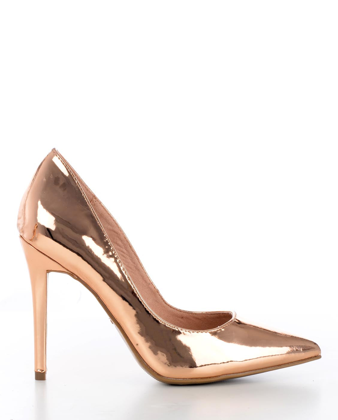 gold pointed toe heels