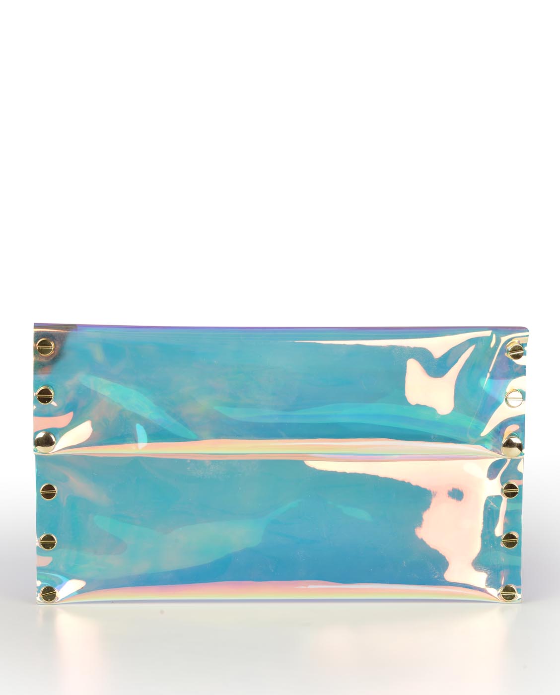 iridescent clutch