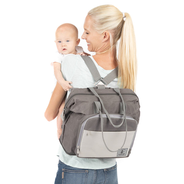 Diaper Bag Mini Gray – My Cup of Tea Baby