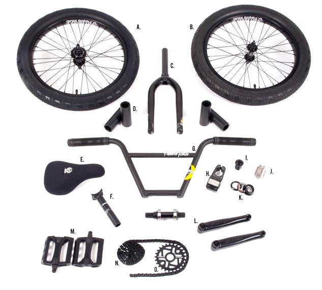 bmx bike parts kit