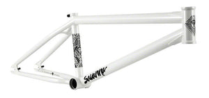 white bmx frame