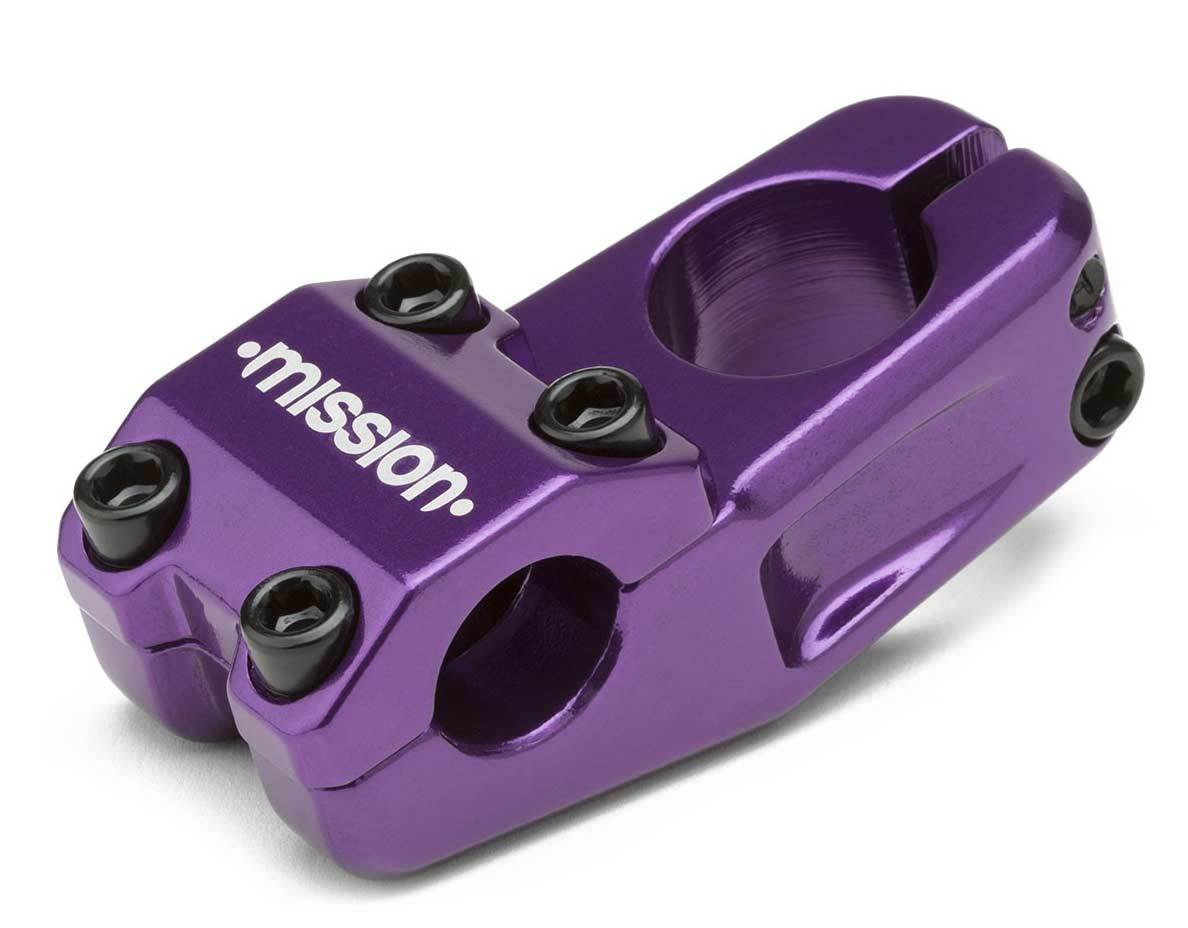 purple bmx stem