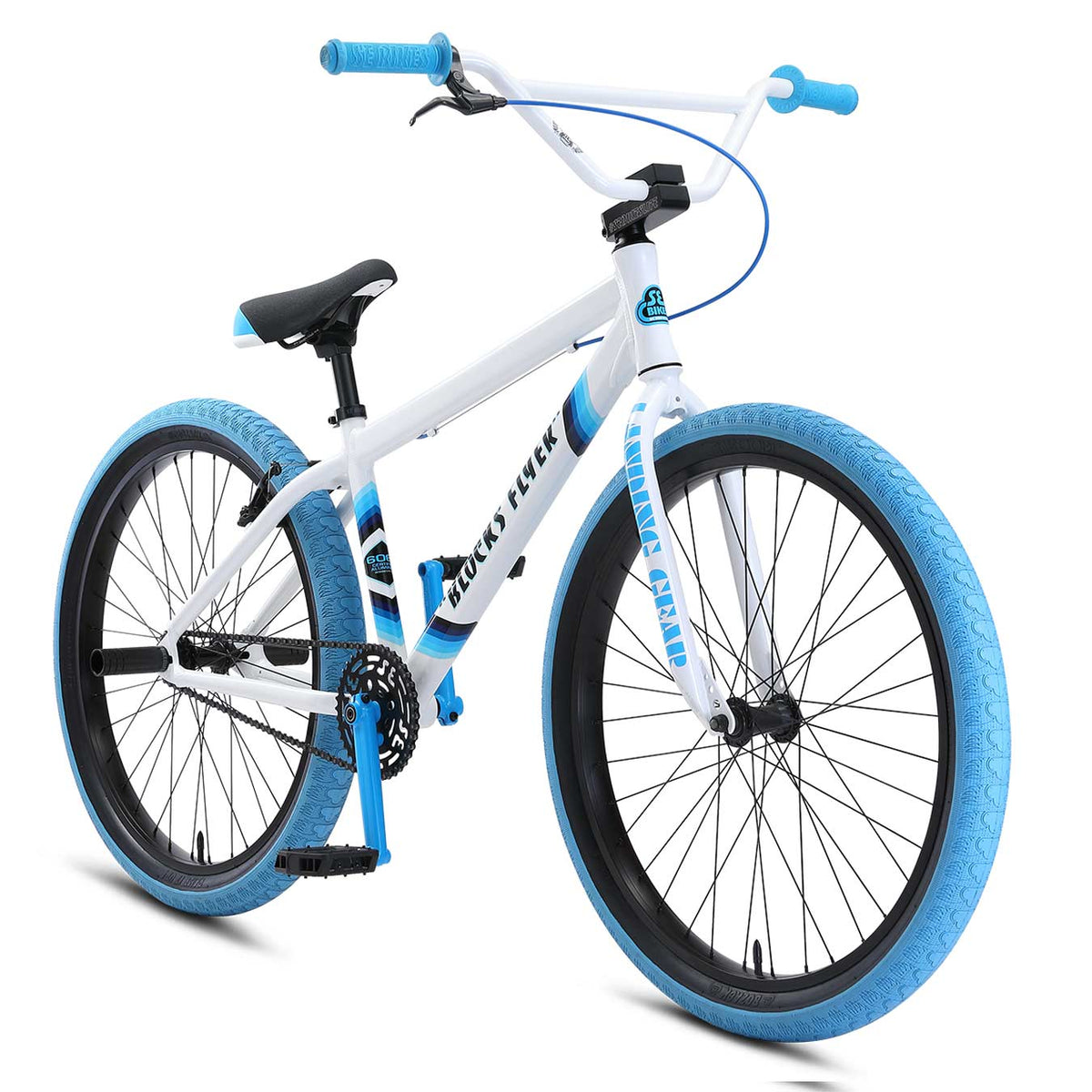 blue bmx