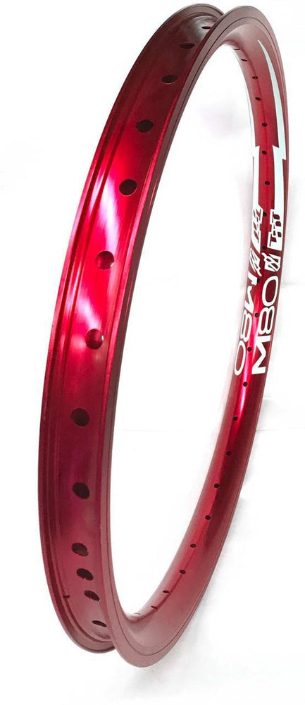 red bmx rims