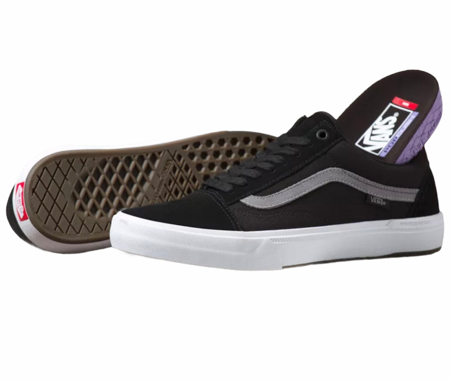Vans BMX Old Skool Pro Shoes (Black/Gray/White) — Albe's BMX