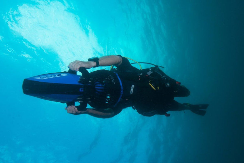 Scooter subacqueo yamaha seascooter elettrico 220li unisex adulto blu 31 9 x 30 x 61cm