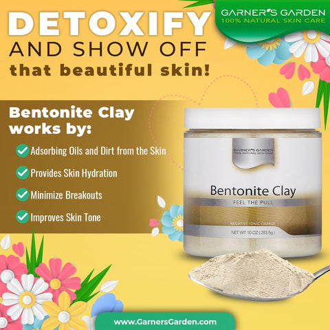 Bentonite Clay Skin Benefits  Bentonite in Skin Care – Garner's Garden