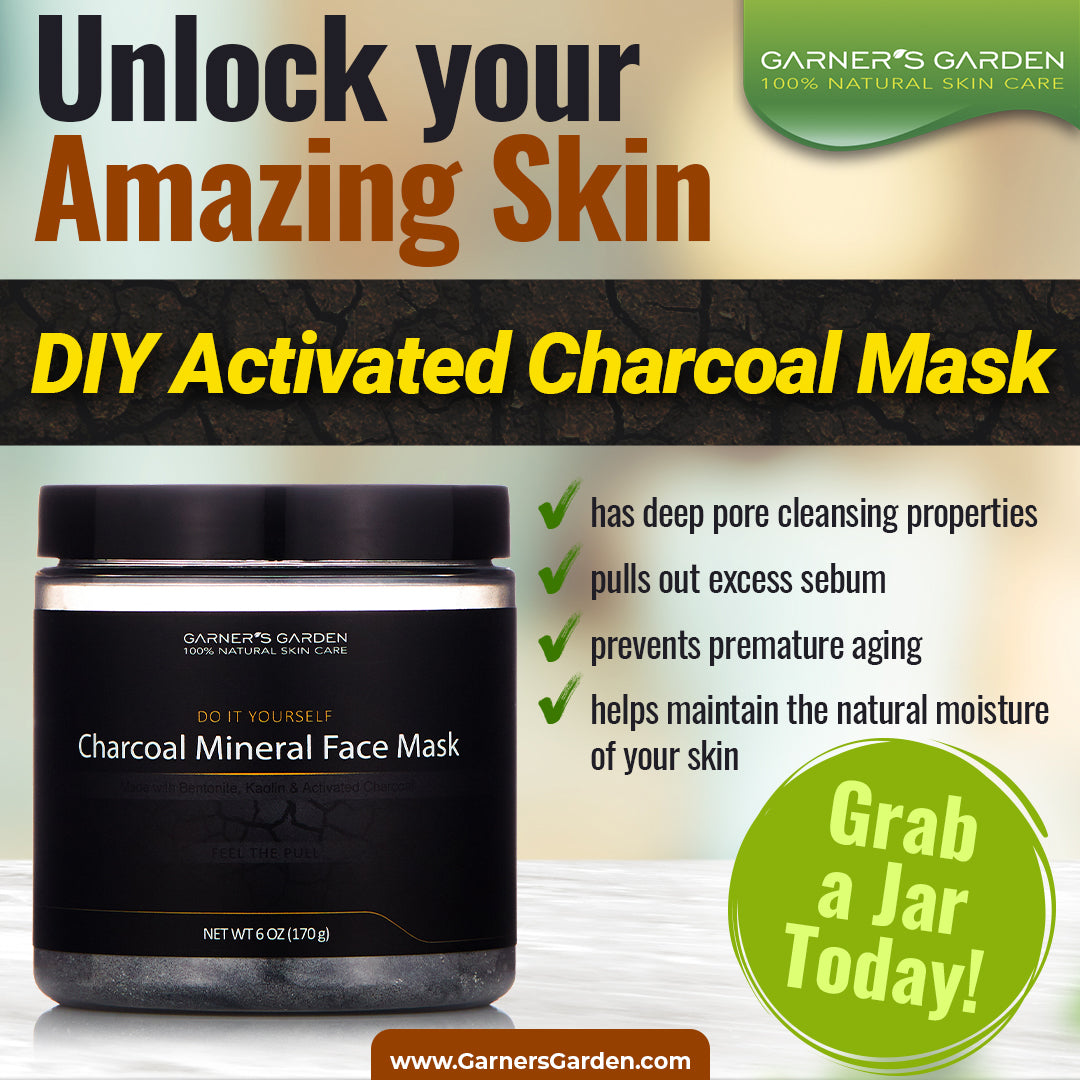 DIY Activated Charcoal Face | Detoxifying Face Mask – Garner's Garden