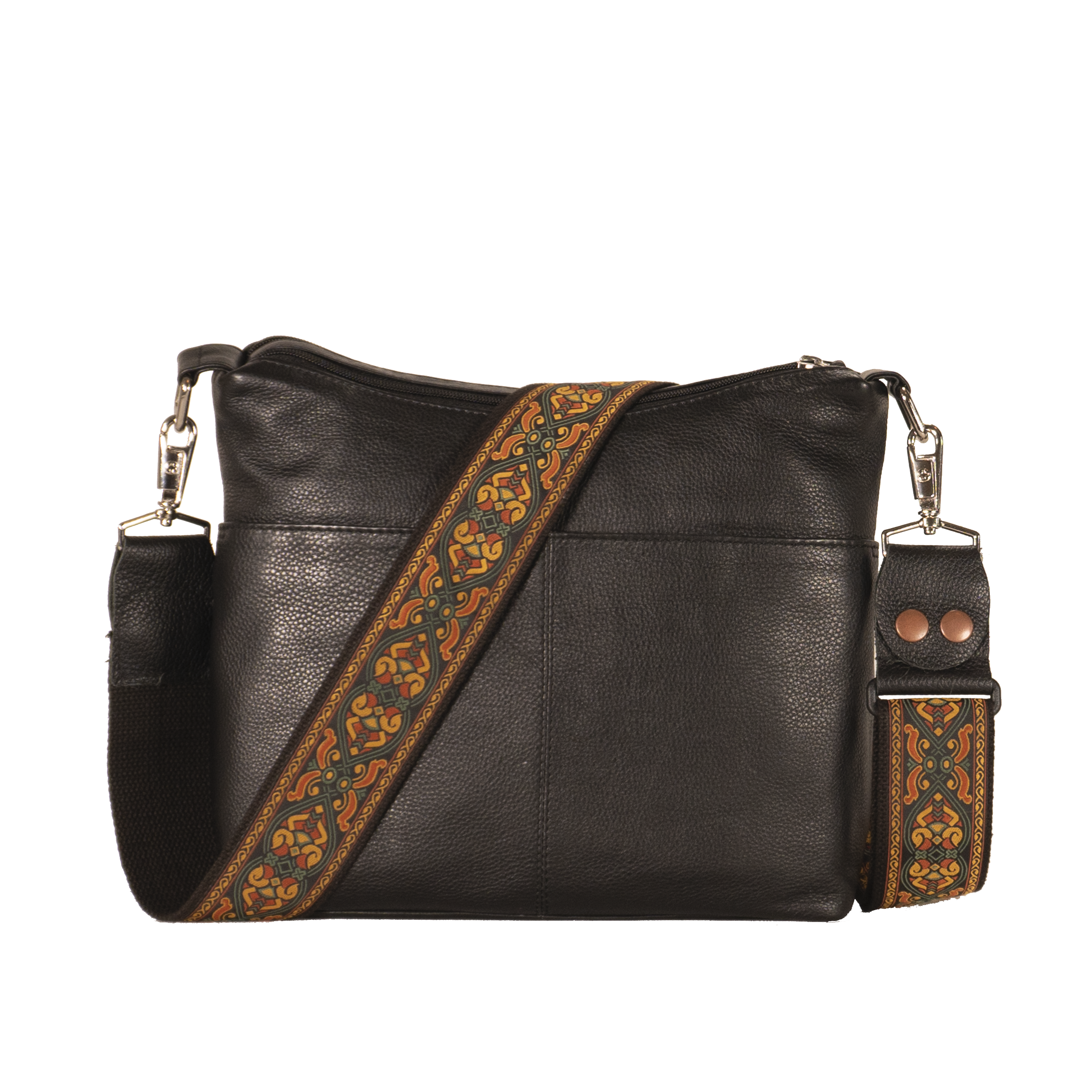 Amazon.com: Hell Blues Purse Straps Replacement Full Grain Leather -  Premium Straps with Brass Clips for Handbag shoulder bag - 2 Pcs (Black)  24