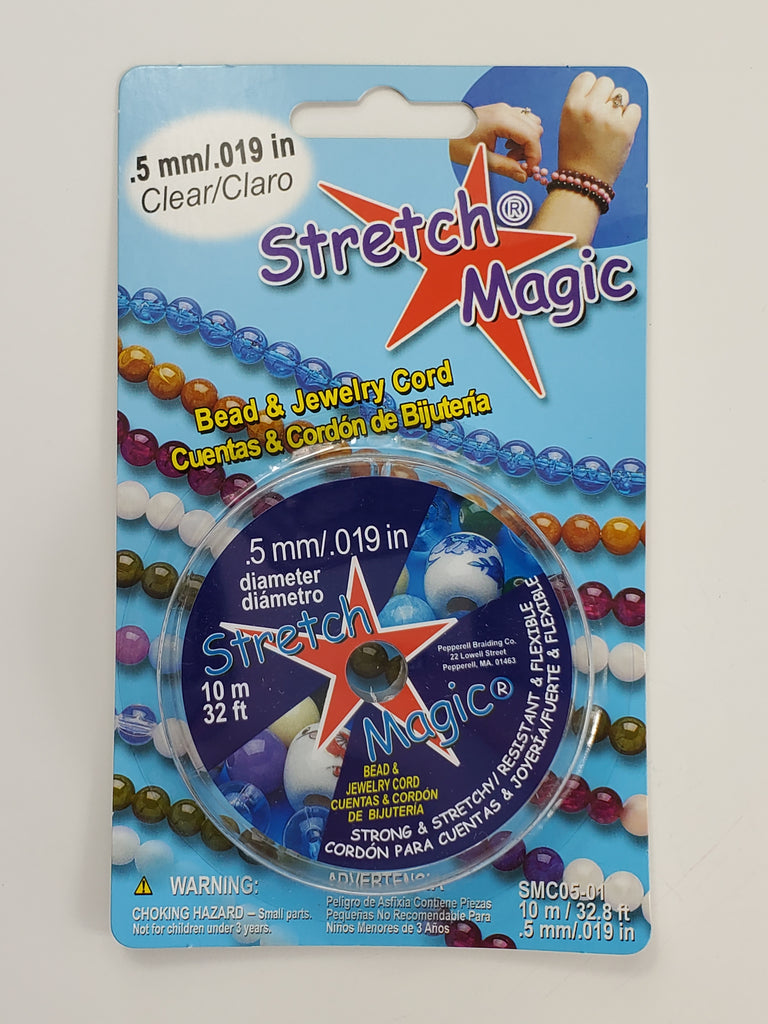 Stretch Magic .8mm Bead & Jewerly Cord – Low Price Beads by I Love Beads,  LLC