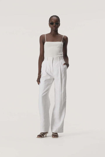 FAITHFULL THE BRAND- OTTAVIO PANTS - WHITE