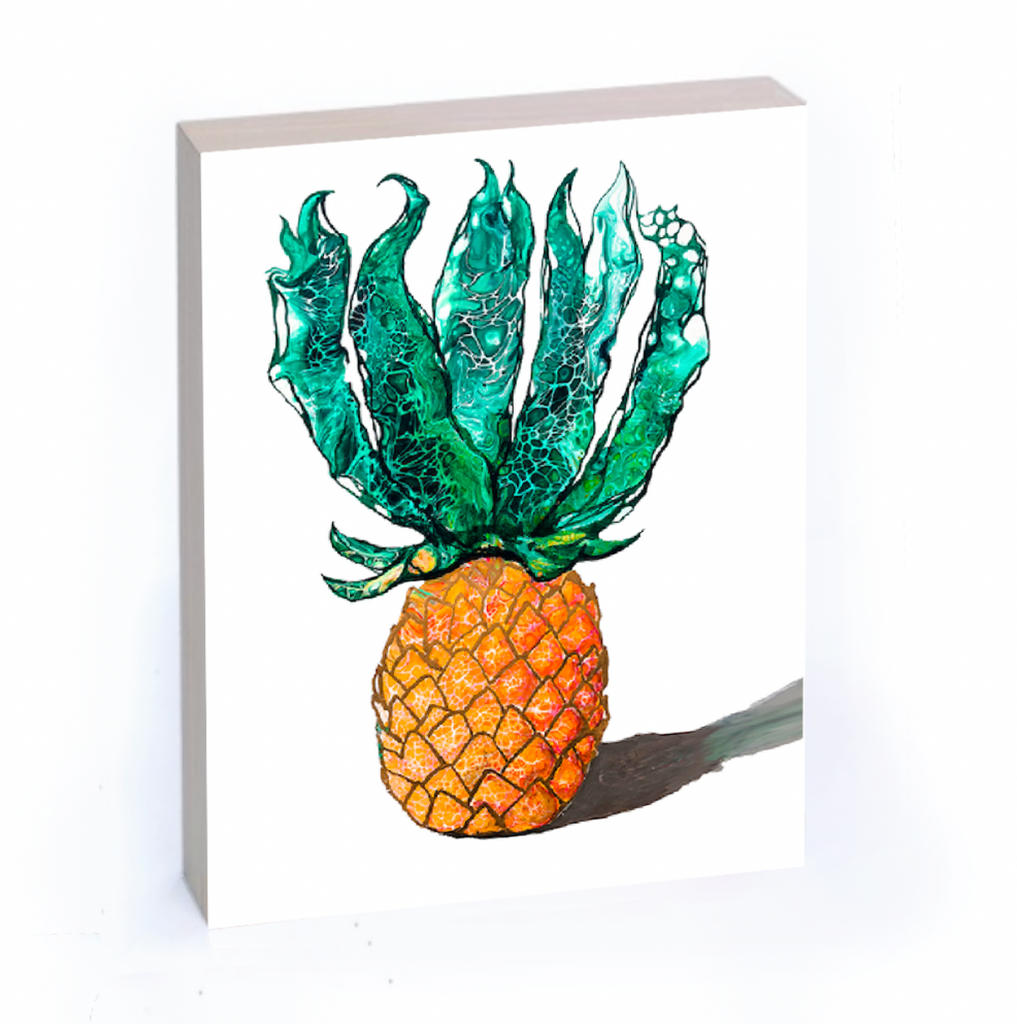 Pineapple III- Archival Print - 24K Gold – Samantha Carell