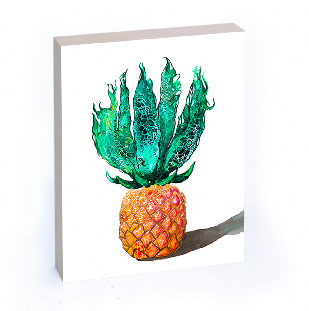 Pineapple II- Archival Print - 24K Gold – Samantha Carell