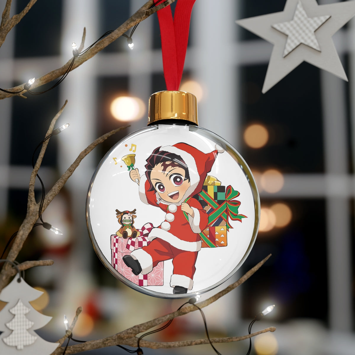 Free STL file Christmas ornament Anime Manga3D print model to  downloadCults