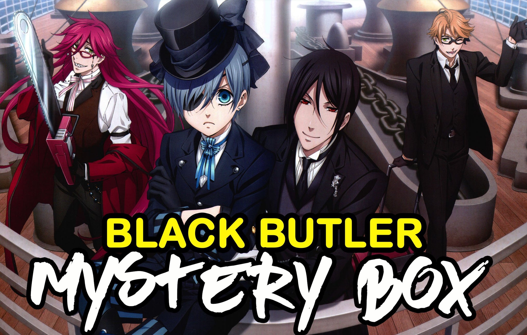 Black Butler Kuroshitsuji Anime Mystery Box Anime Mystery Box Fa Kpop Ftw