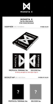 Monsta X 5th Mini Album The Code Kpop Ftw