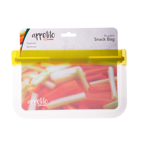 APPETITO Reusable Snack Bag - 21.5cm x 12.5cm - Green