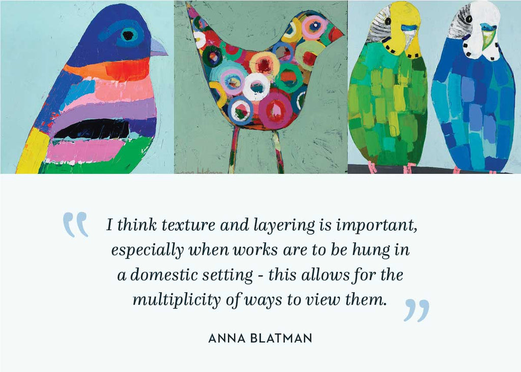 Anna Blatman - Birds Painting