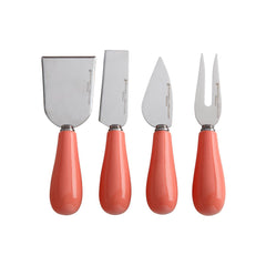 Maxwell & Williams Mezze Cheese Knife Set 4 Piece Coral Gift Boxed | 5 Christmas Table Setting Ideas | Matchbox